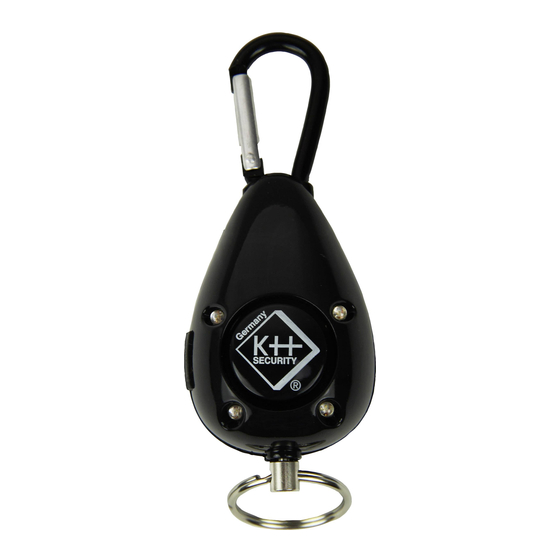 KH SECURITY Backpack alarm User Manual