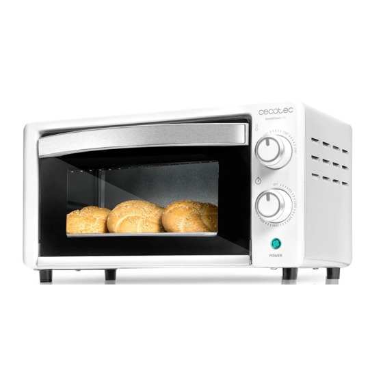 cecotec Bake&Toast 490 Instruction Manual