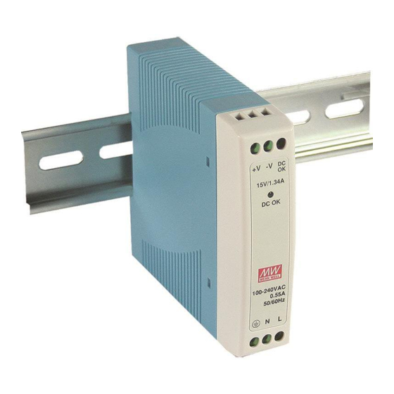 Mean Well MDR Series Installation Manual