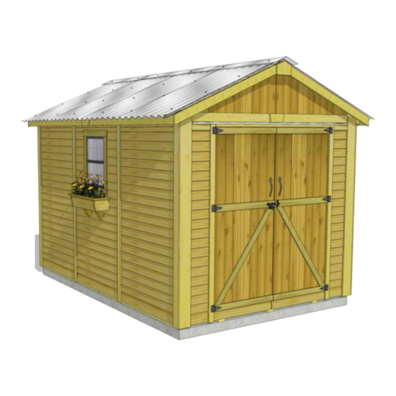 User Manuals: OLT 8x12 SpaceMaker Shed Outdoor Storage