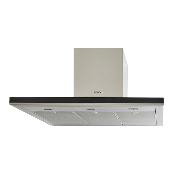 Siemens LC97BHP50 Instructions For Installation And Use Manual