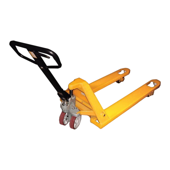 Omcan 19978 Pallet Truck Manuals