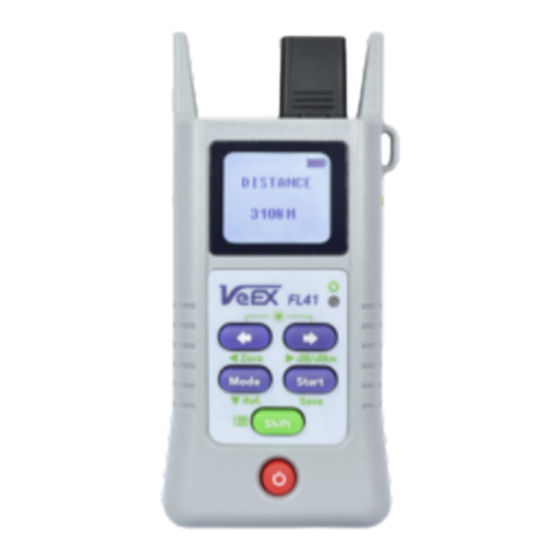 VeEX FL41 Getting Started Manual
