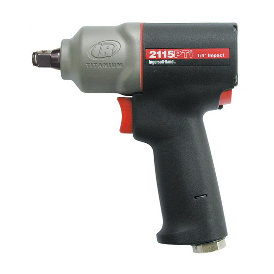 Ingersoll-Rand 2115Ti Instructions Manual