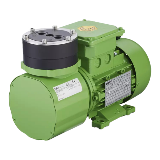 KNF N922FT Translation Of Original Operating And Installation Instructions