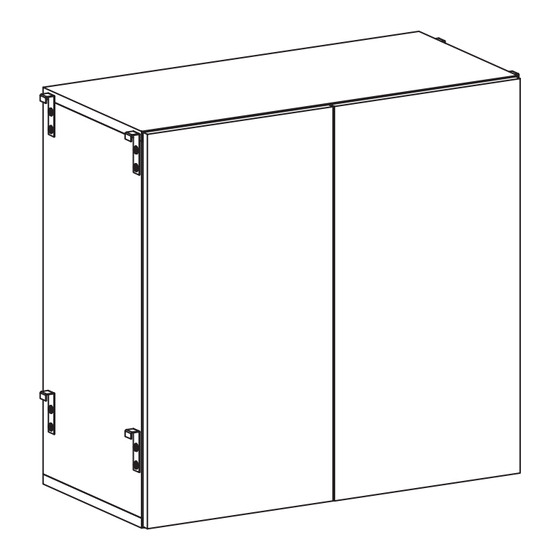 FLEXI STORAGE STUDIO SILHOUETTE LARGE 2 DOOR CABINET Manual