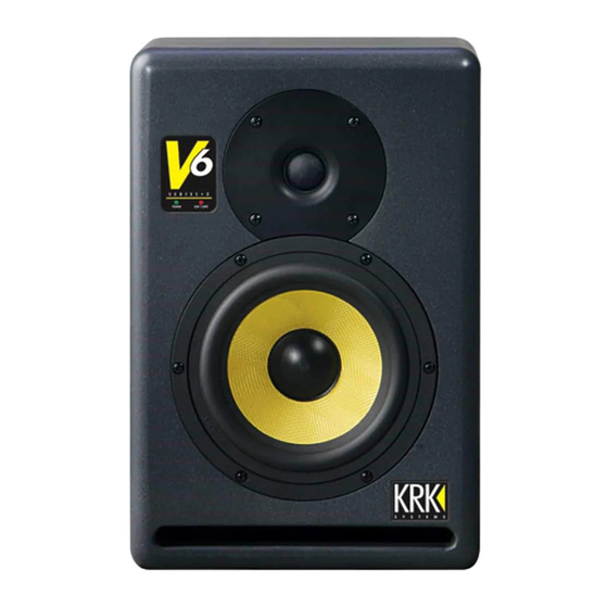 KRK V6 User Manual