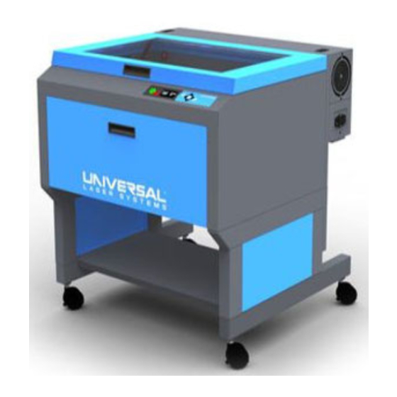 Universal Laser Systems PLS3.60 Manuals