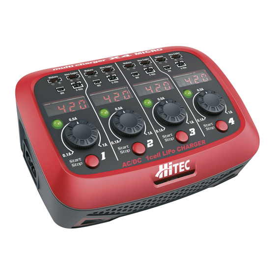 HITEC X4 MICRO Instruction Manual