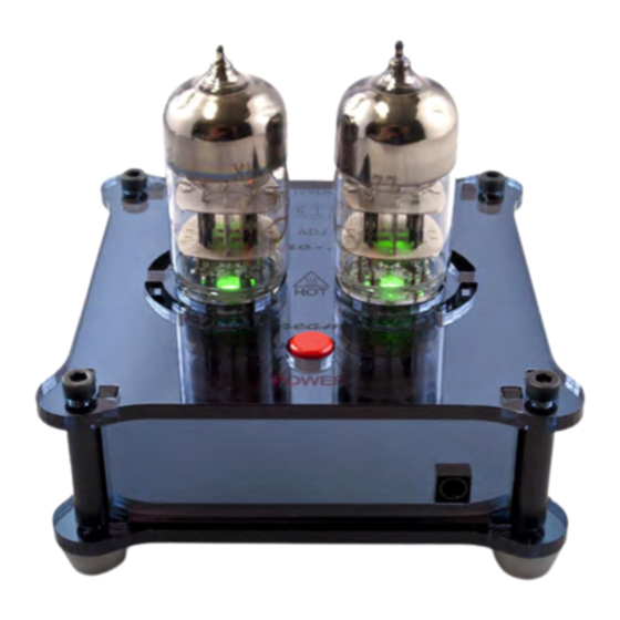 Mr. Nixie Phono- / Line Tube-Preamplifier Owner's Manual