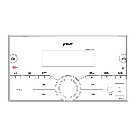 FOUR MP100BTi Owner's Manual