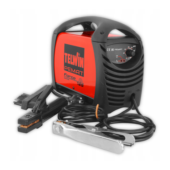 User Manuals: Telwin FORCE 125 230V ACD Welding Machine