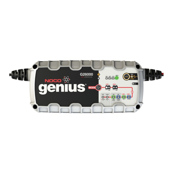 NOCO Genius G26000EU User Manual & Warranty