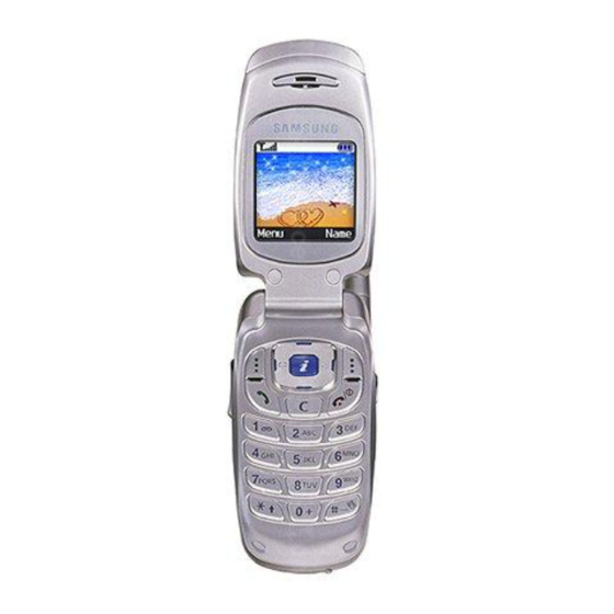 Samsung SGH-E600 User Manual