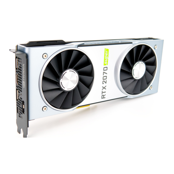 Nvidia GeForce RTX 2070 SUPER User Manual