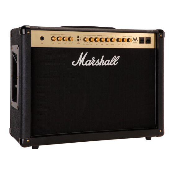 Marshall Amplification MA100C Owner's Manual