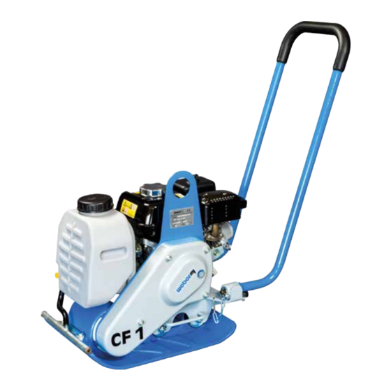 Weber mt CF 1-III Hd Operating And Maintenance Manual