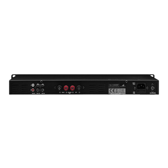 Monacor SA-130DMP Instruction Manual