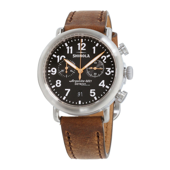 SHINOLA 5021.D Manual