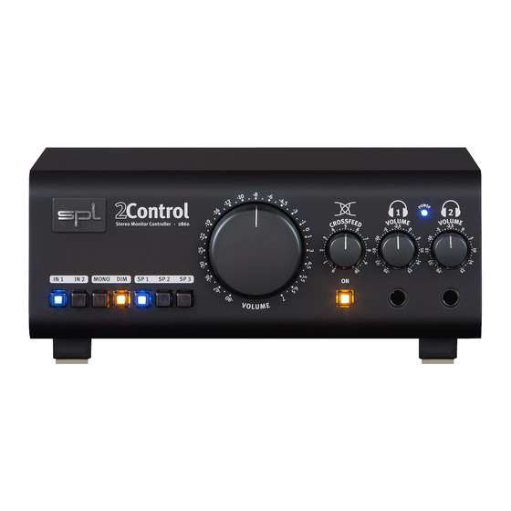 SPL 2Control 2860 Manual
