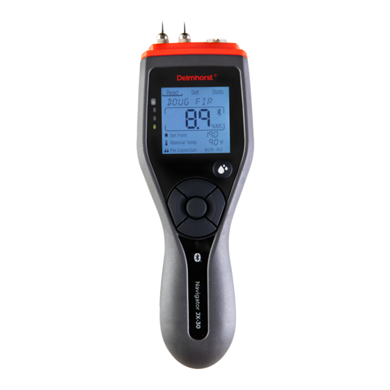 Delmhorst Navigator Series Quick Start Manual