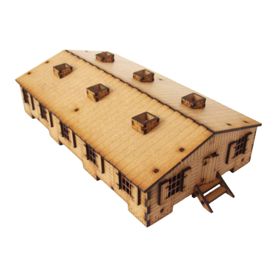 BLOTZ WWII Sleeping Hut 20mm Assembly Instructions