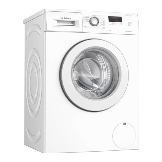 Bosch WAJ2400KPL Washing Machine Manuals