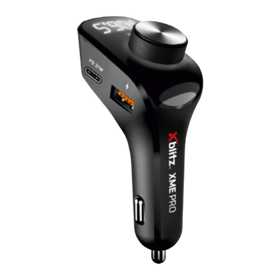 Xblitz XME PRO User Manual