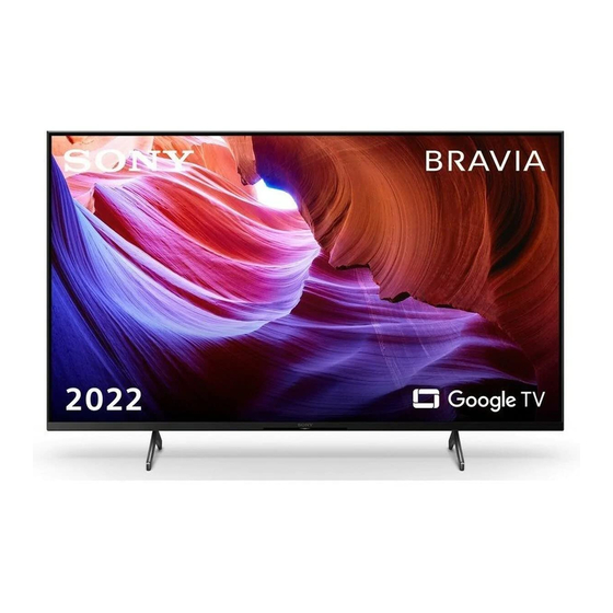 Sony BRAVIA KD-50X8 L Series Setup Manual