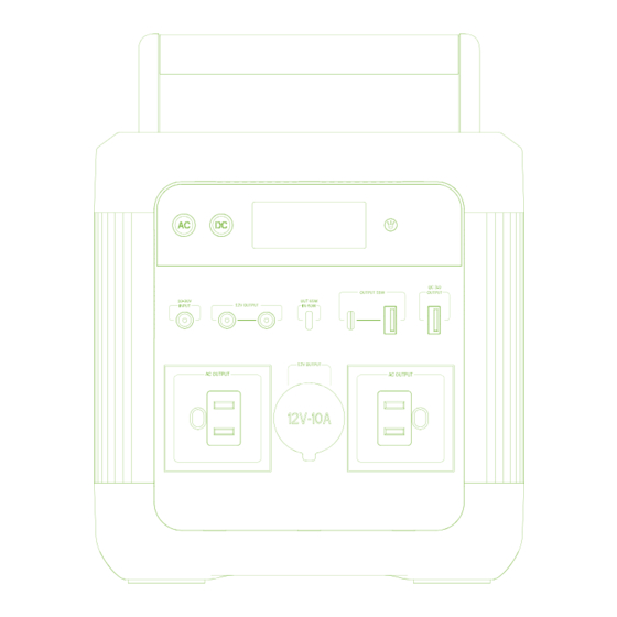 User Manuals: Puleida PU-600 Portable Power Station