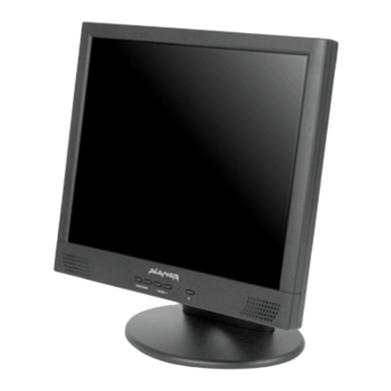 Planar PL191M Manual
