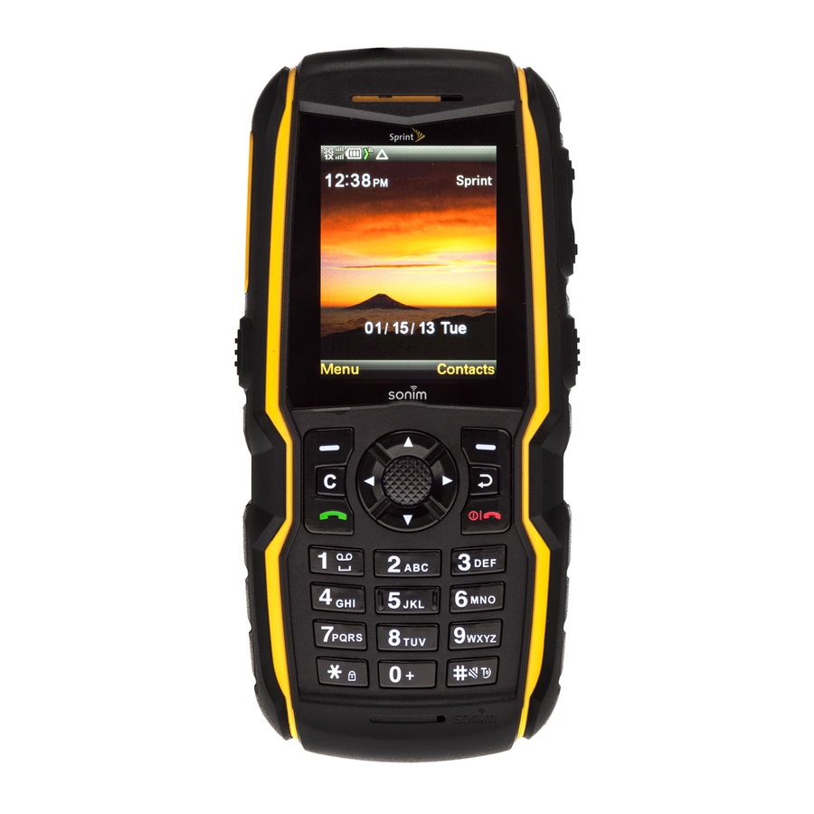 Sonim XP STRIKE Get Started Manual