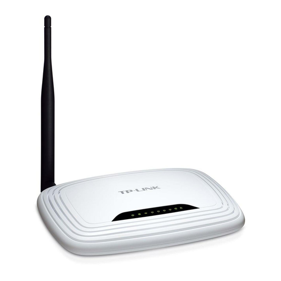 TP-Link TL-WR740N Quick Installation Manual