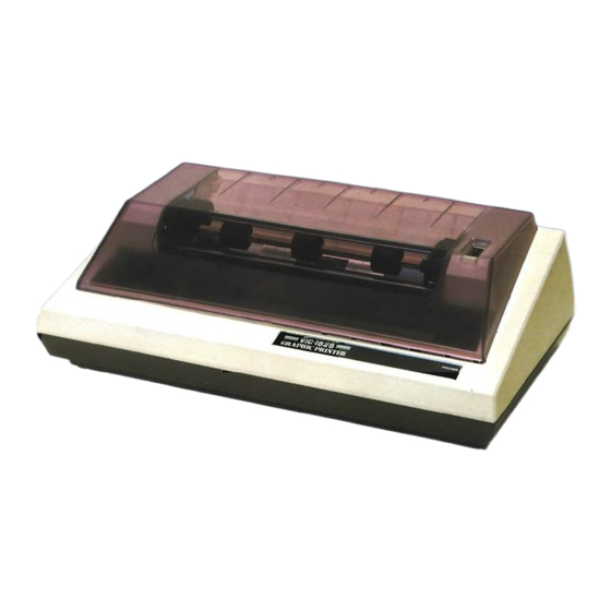 Commodore VIC-1525 Technical Service Data