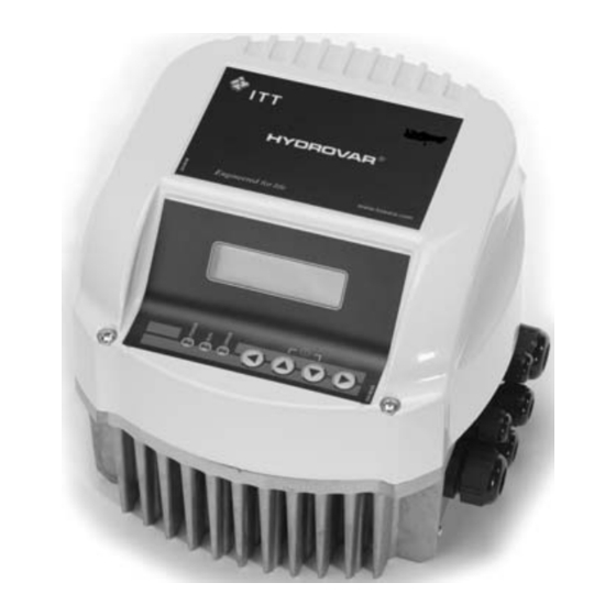 ITT HYDROVAR Series Operating Instructions Manual