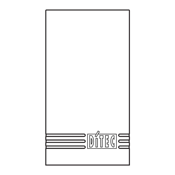 DITEC BIXLR4 Use Instructions