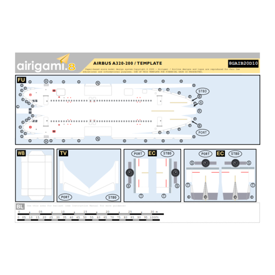 Airigami AIRBUS A320-200 Quick Start Manual