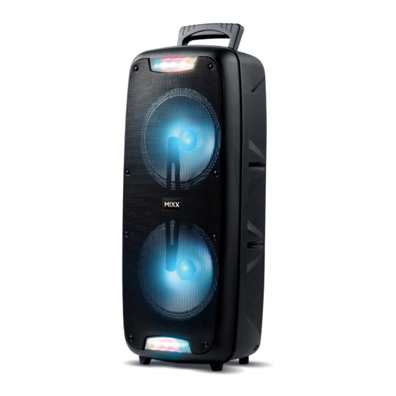 Mixx xBoost Max 100 Manuals