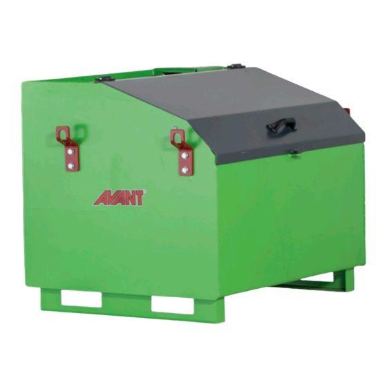 AVANT A21689 Operator's Manual