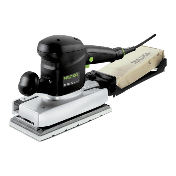 Festool RS 200 EQ Original Operating Manual