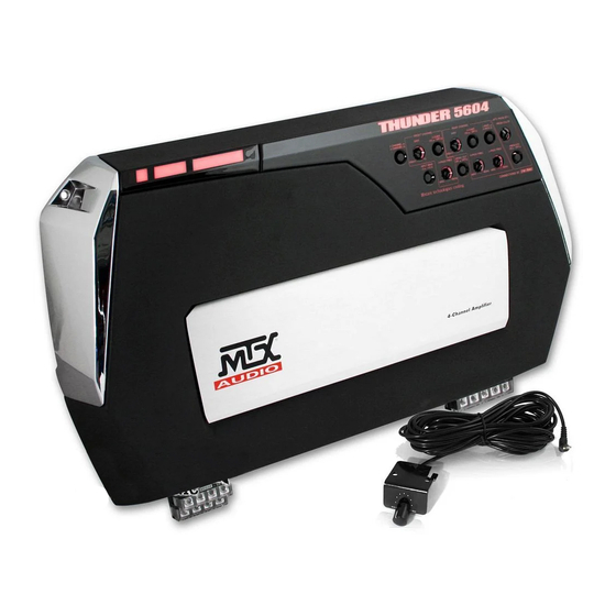MTX Thunder TA High TA5604 Connection Manual
