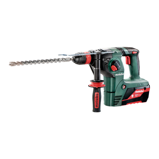 Metabo KHA 36 LTX Original Instructions Manual
