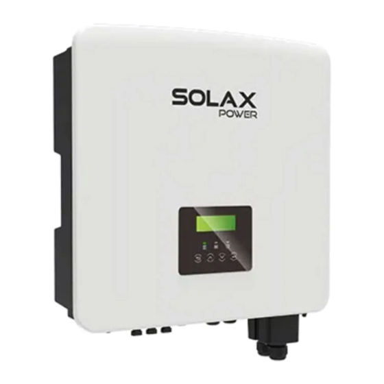 SolaX Power X3-Hybrid Series User Manual