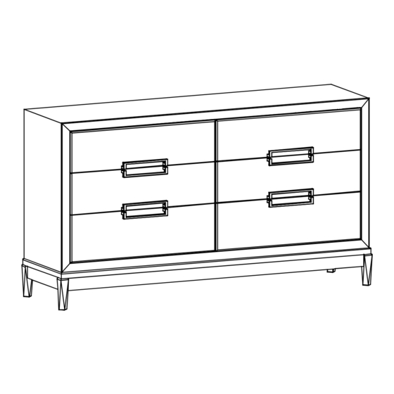 Whittier Wood Furniture Catalina 3313SAN Assembly Instructions Manual