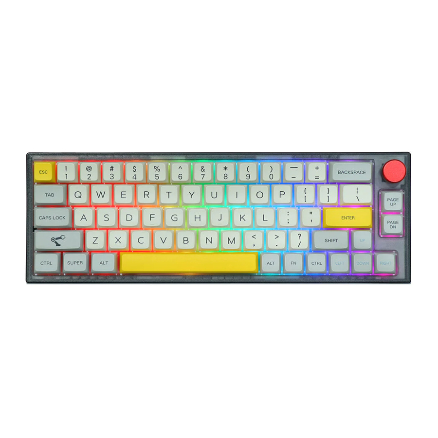 EPOMAKER TH66 - 65% Hot-Swap Wired/Wireless Mechanical Keyboard Manual