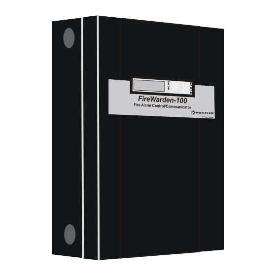 Honeywell Notifier Fire Warden-100 Instruction Manual
