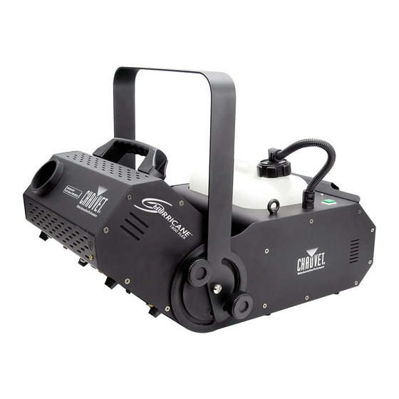 Chauvet DJ Hurricane 1800 Flex Quick Reference Manual