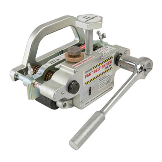 Flexco FSK Operating Instructions