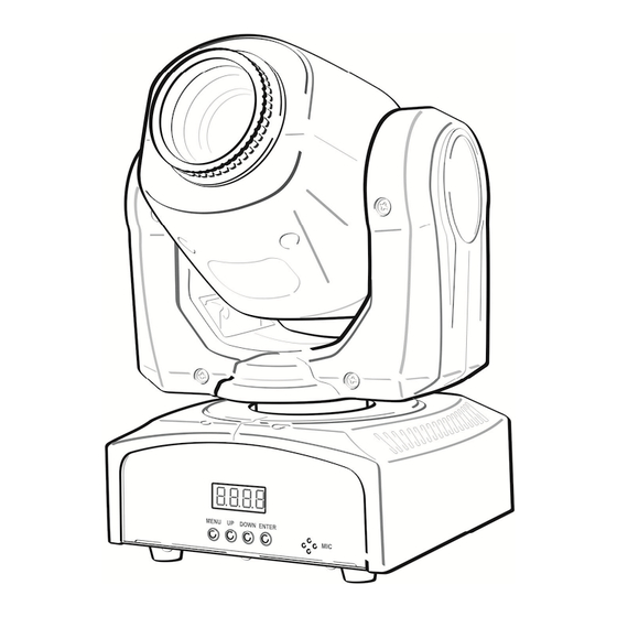 EuroLite LED TMH-S60 Moving Head Spot Manuals