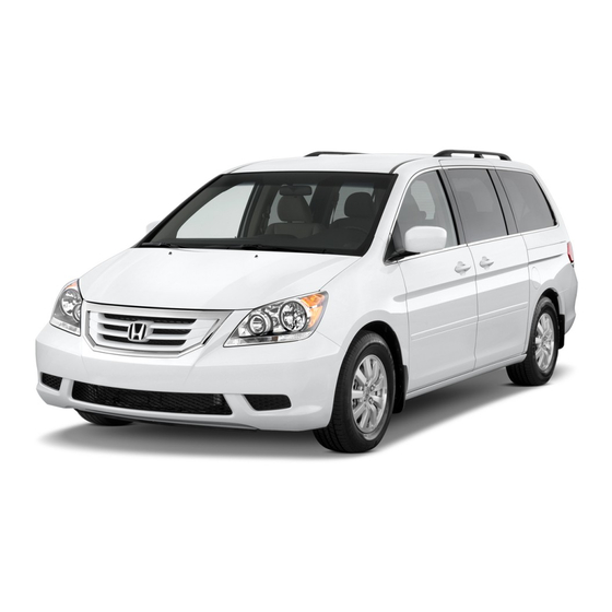 Honda 2010 Odyssey Technology Reference Manual